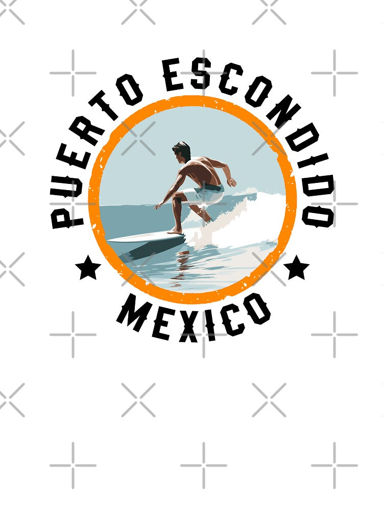 Puerto Escondido - Mexico (with Black Lettering) by VelvetRoom