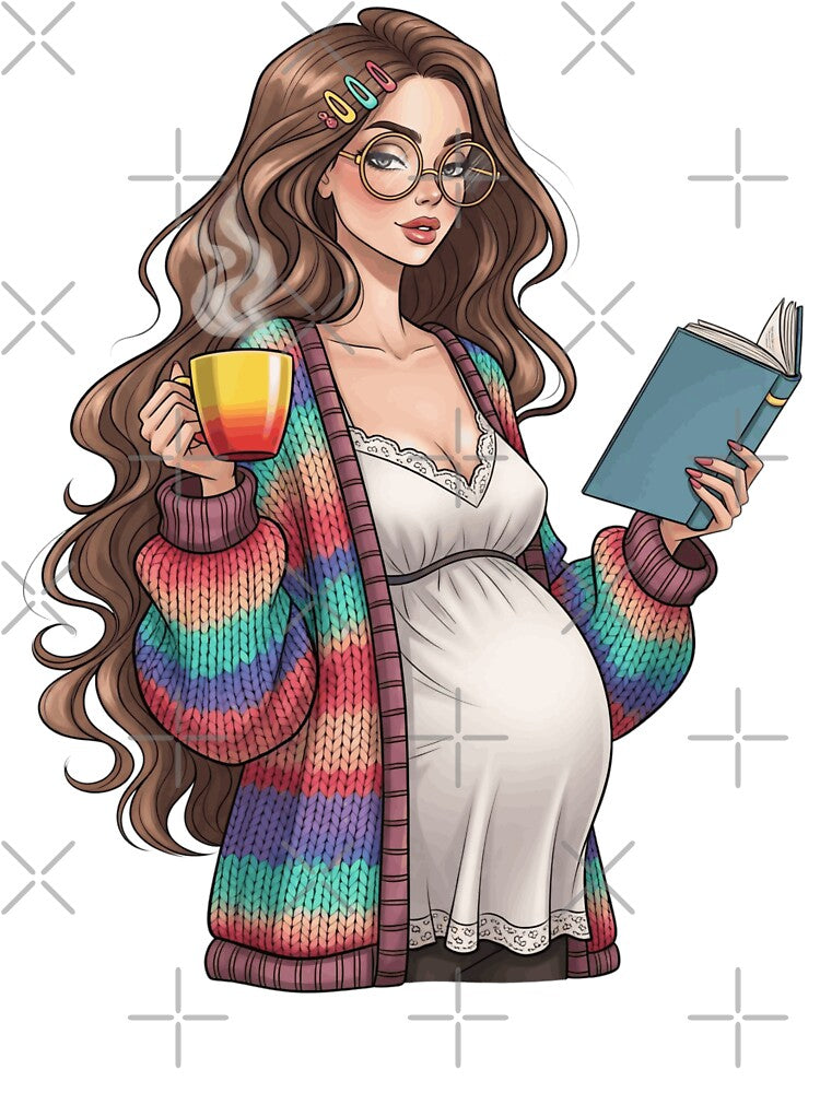 Book Illustration - Humorous Reading Aesthetic & Book Lover Gift by Tw1nsAIArt T-Shirts, Hoodie, Sweatshirt (Image 3)