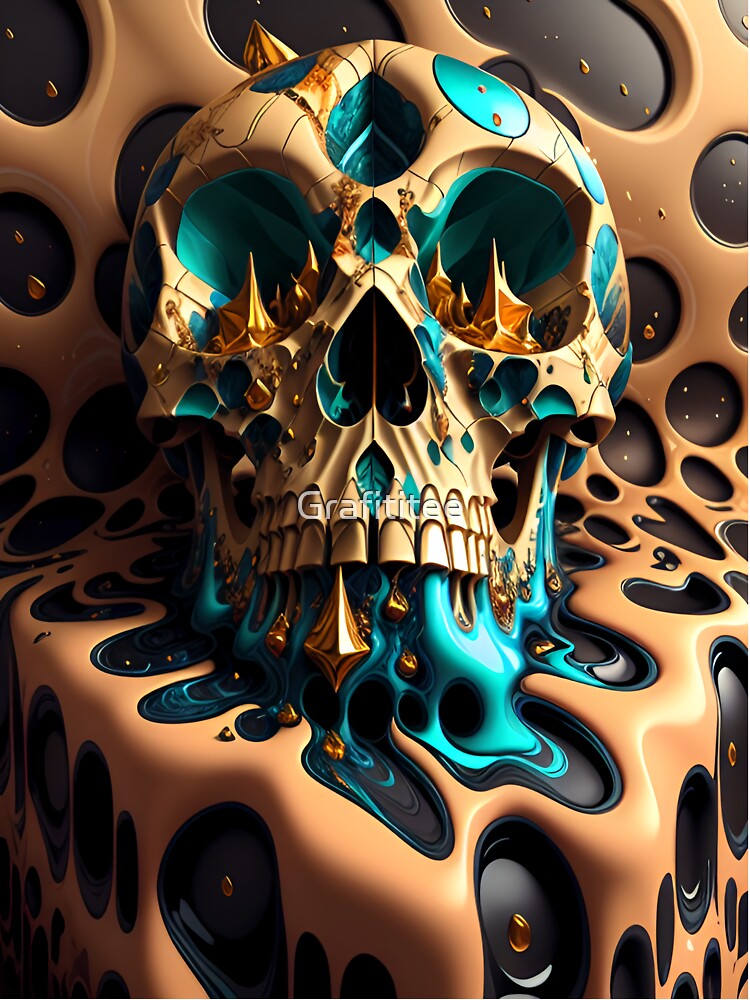 Skull Illustration / GTIllustration301 by Grafititee T-Shirts, Hoodie, Sweatshirt | BlankRebels.com (Image 3)