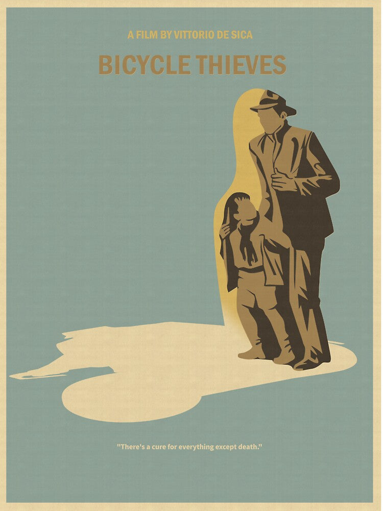 Bicycle Thieves 1948 Minimalist Movie Poster by kajiprints T-Shirts, Hoodie, Sweatshirt | BlankRebels.com (Image 3)