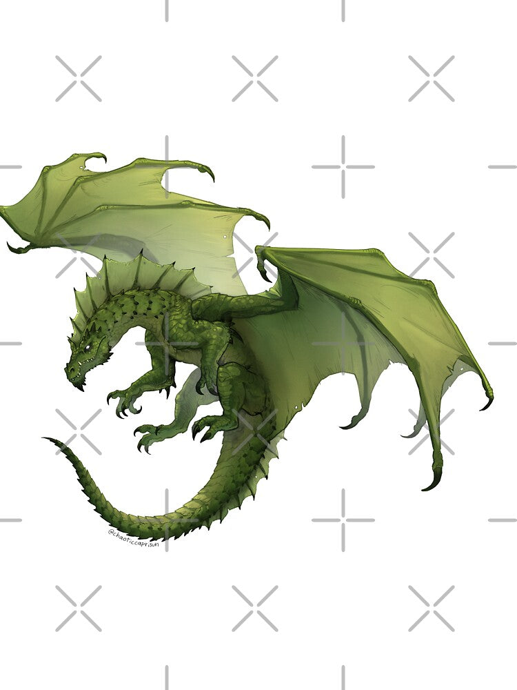 dnd green dragon by chaoticcaprisun T-Shirts, Hoodie, Sweatshirt | BlankRebels.com (Image 3)