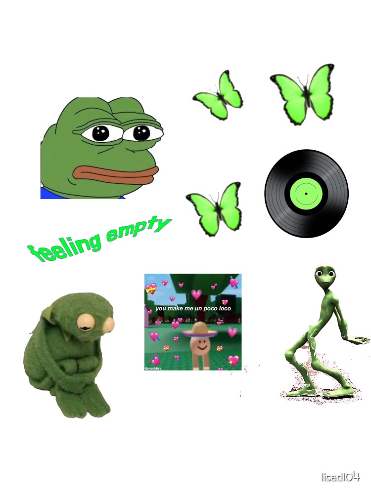 green meme aesthetic by lisadl04 T-Shirts, Hoodie, Sweatshirt | BlankRebels.com (Image 3)