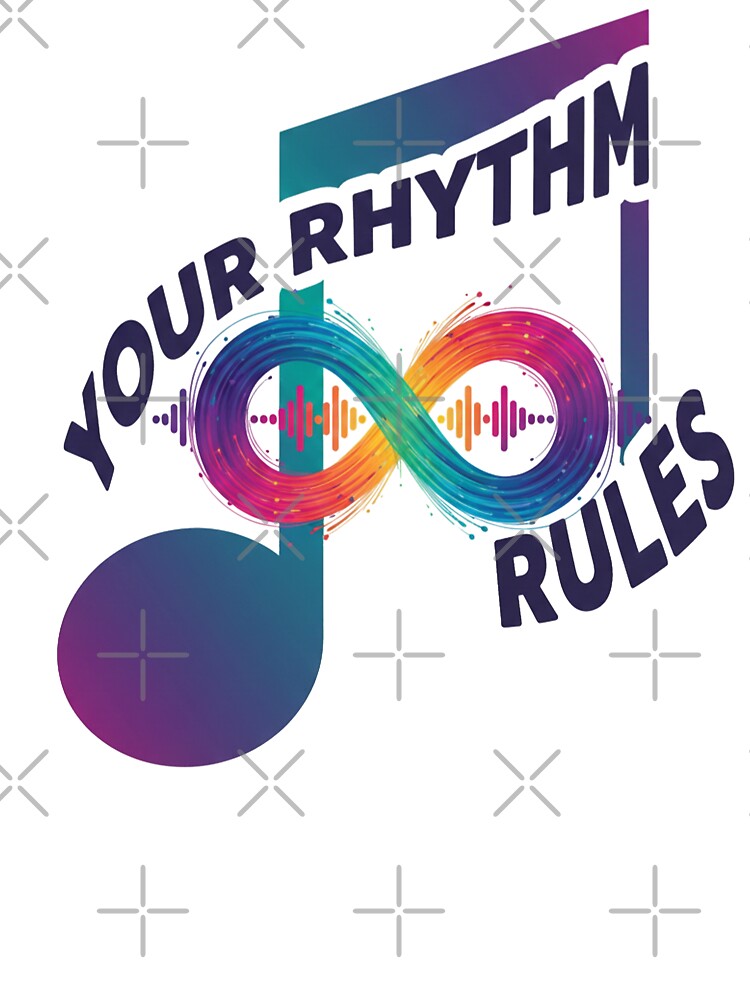 Your Rhythm Rules Rainbow Music Infinity by PixelQ T-Shirts, Hoodie, Sweatshirt | BlankRebels.com (Image 3)