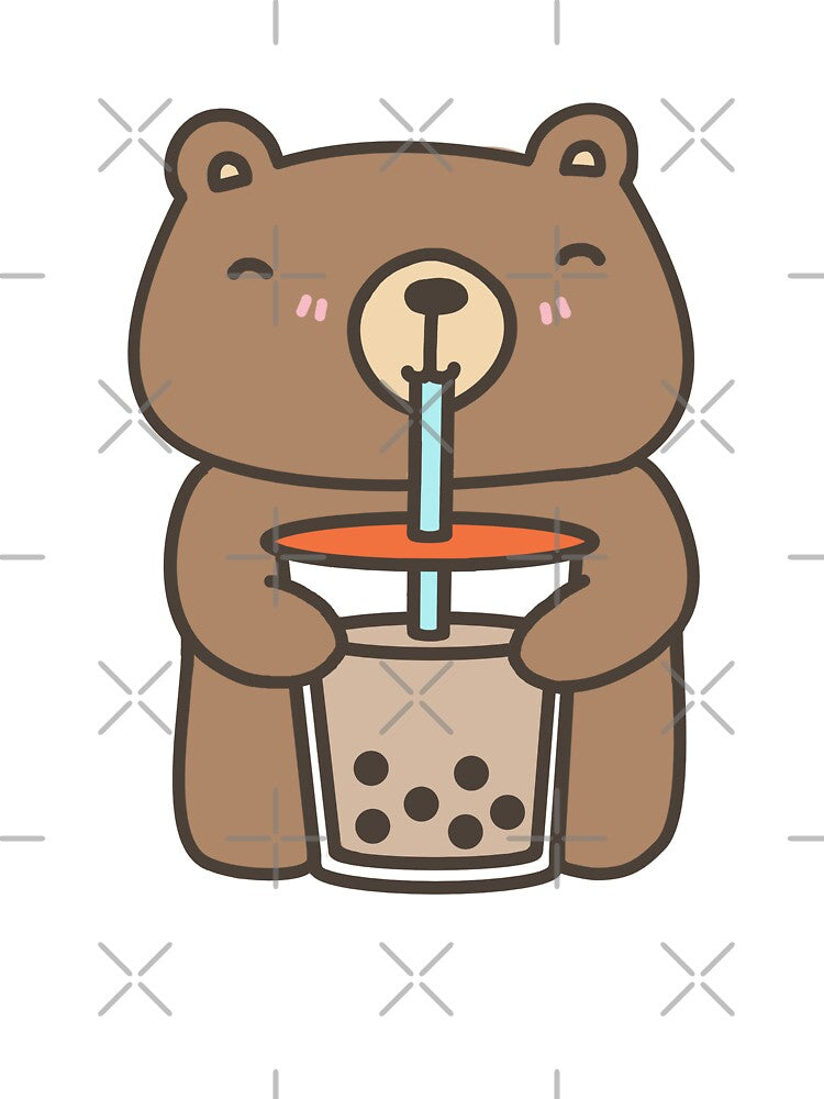 Boba Bear Classic Milk Tea by beautifullee T-Shirts, Hoodie, Sweatshirt | BlankRebels.com (Image 3)