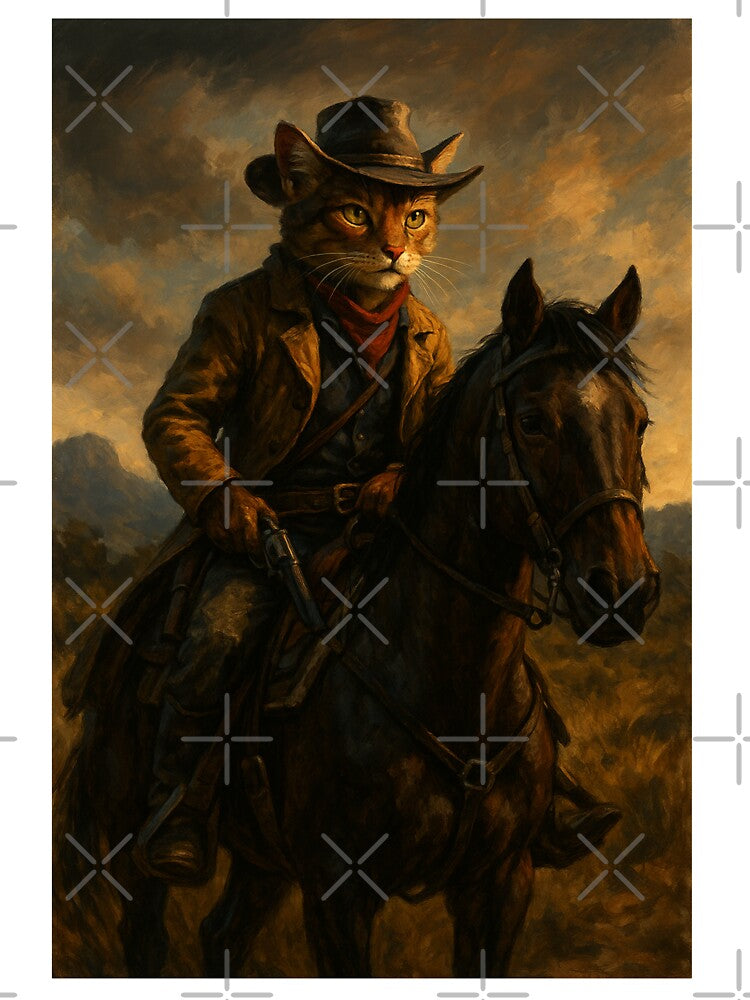 Western Cat Adventurer Horseback T-Shirts, Hoodie, Sweatshirt