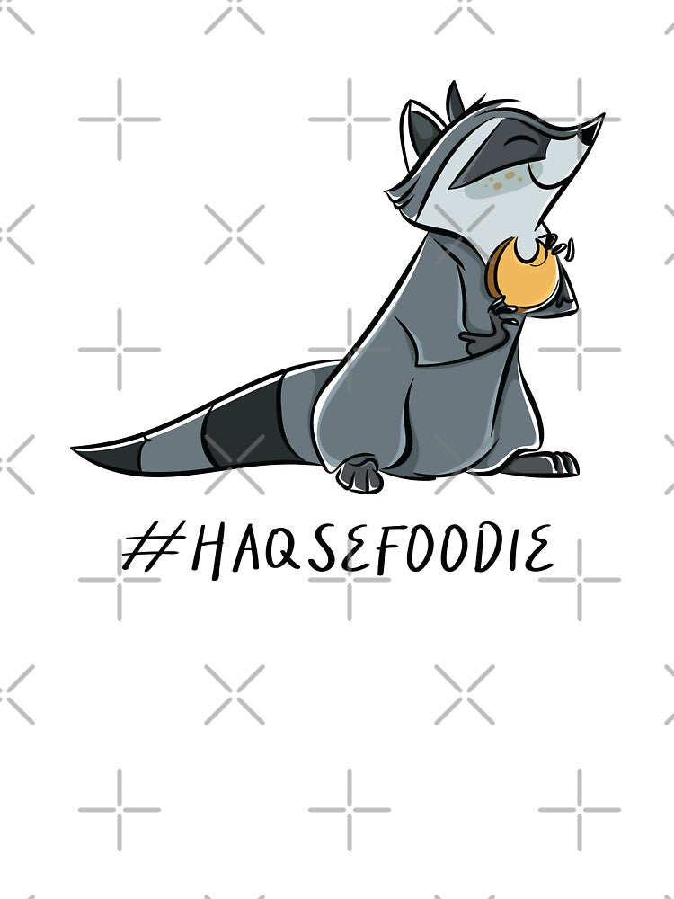 Raccoon Eating Cookie – HaqSeFoodie Funny Food Lover Art by Cosmodoody T-Shirts, Hoodie, Sweatshirt (Image 3)