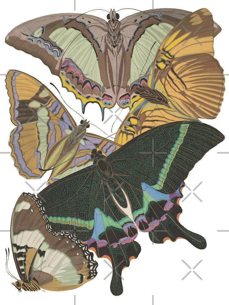 Vintage Botanical Butterfly Print by Veriepear T-Shirts, Hoodie, Sweatshirt | BlankRebels.com (Image 3)