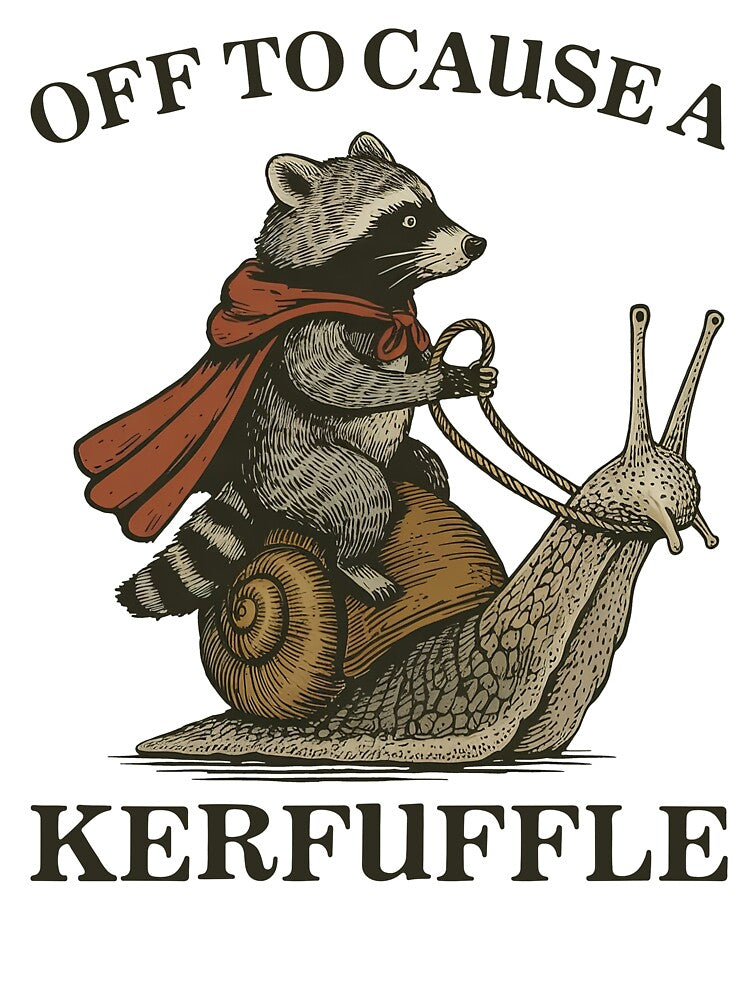 Off To Cause A Kerfuffle Funny Raccoon by MelenebStore T-Shirts, Hoodie, Sweatshirt | BlankRebels.com (Image 3)