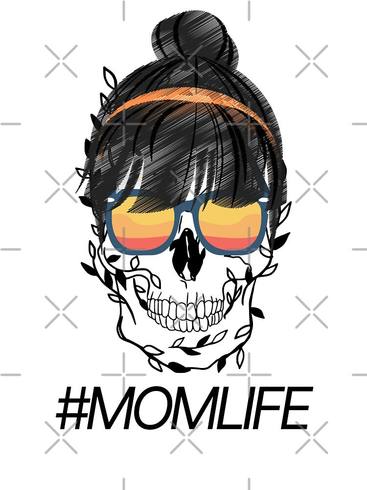 Mother Life Mom Life Hard Life of Mom Happy Hard Life of a Mother by avinigav T-Shirts, Hoodie, Sweatshirt (Image 3)