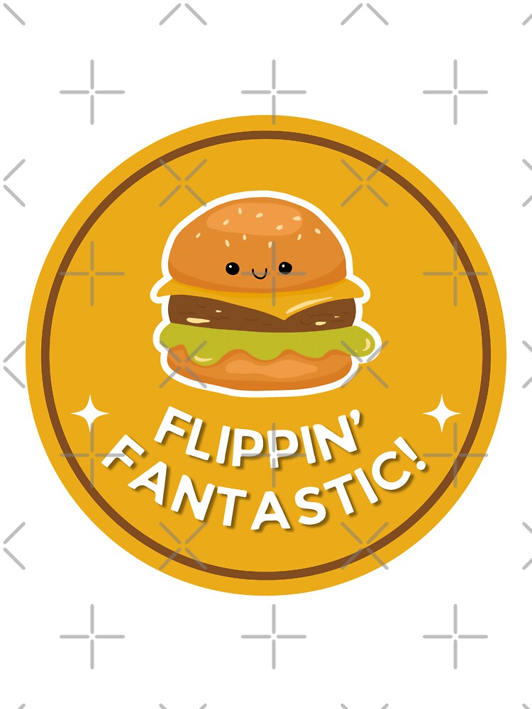 Burger - Flippin' Fantastic! by Elizebeth Nacion T-Shirts, Hoodie, Sweatshirt | BlankRebels.com (Image 3)