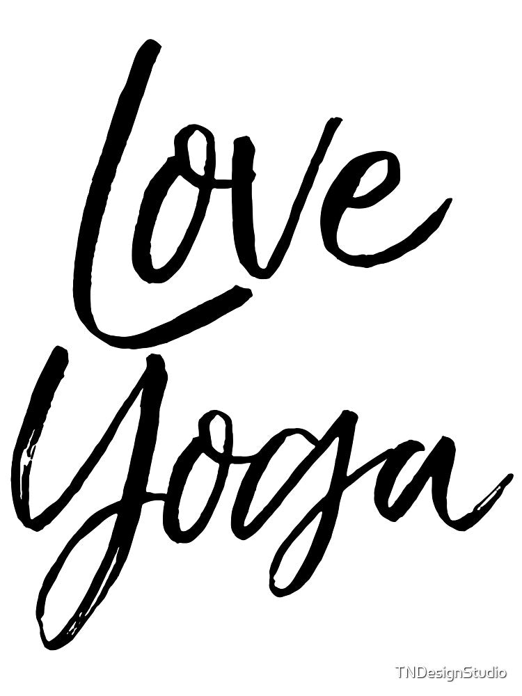 Love Yoga Cute Yoga Quote by TNDesignStudio T-Shirts, Hoodie, Sweatshirt | BlankRebels.com (Image 3)