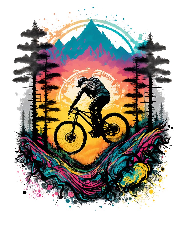 Riding the mountain trails by Paterrr T-Shirts, Hoodie, Sweatshirt | BlankRebels.com (Image 3)