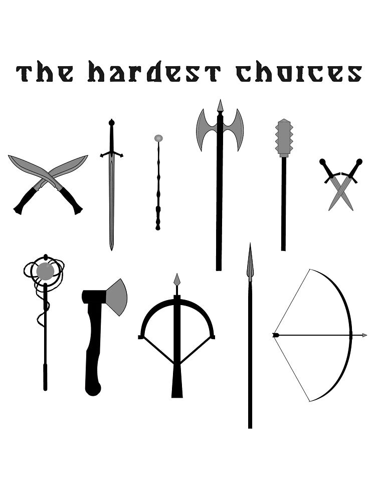 Starting choices for video games and ttrpgs by IndoorFeats T-Shirts, Hoodie, Sweatshirt | BlankRebels.com (Image 3)