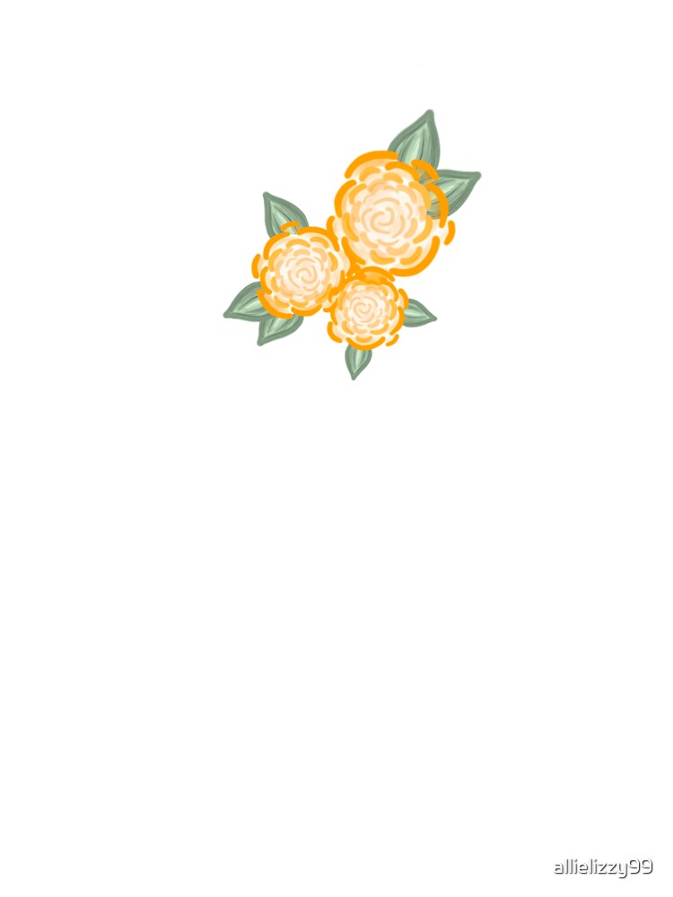 Orange Flowers by allielizzy99 T-Shirts, Hoodie, Sweatshirt | BlankRebels.com (Image 3)