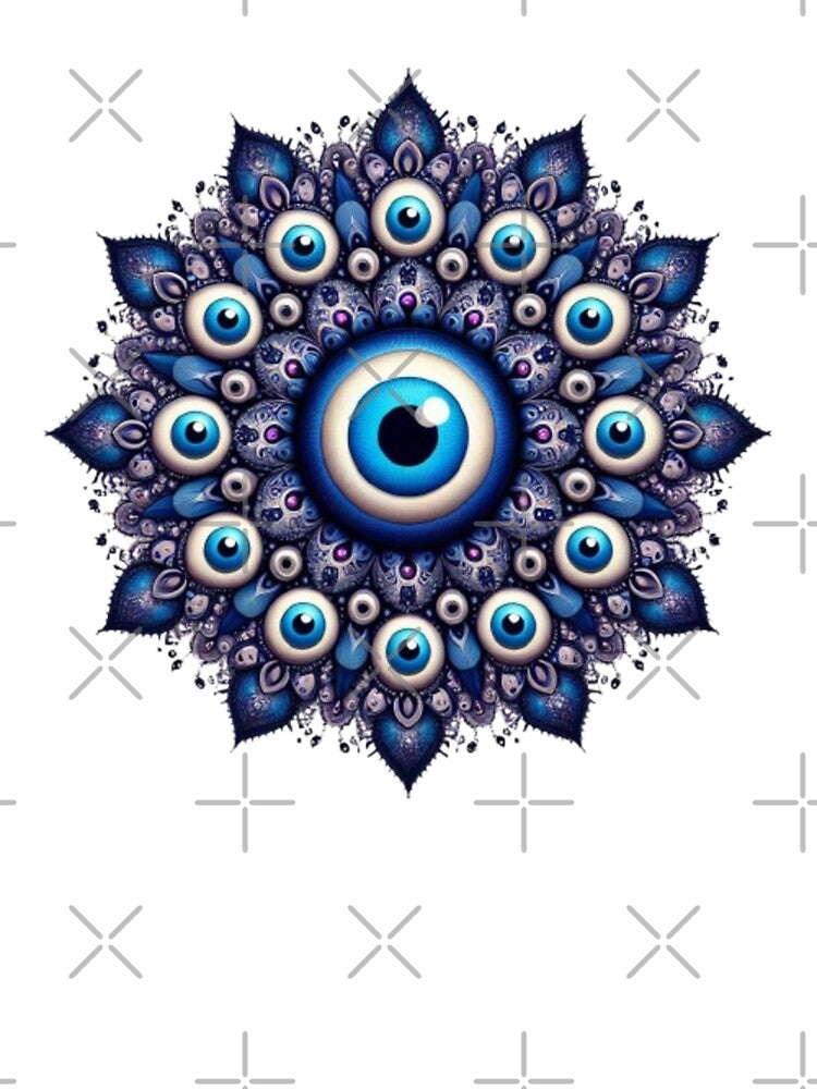Evil Eye Flower by SpicySweetChili T-Shirts, Hoodie, Sweatshirt | BlankRebels.com (Image 3)