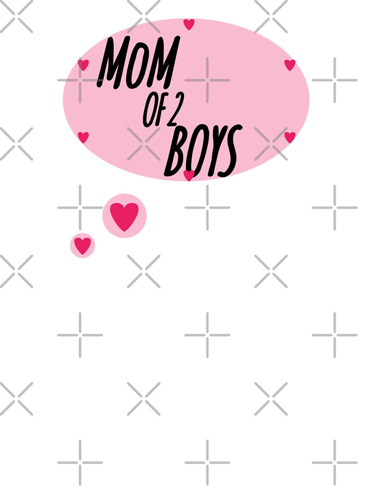 MOM OF 2 BOYS by RendoRed T-Shirts, Hoodie, Sweatshirt | BlankRebels.com (Image 3)