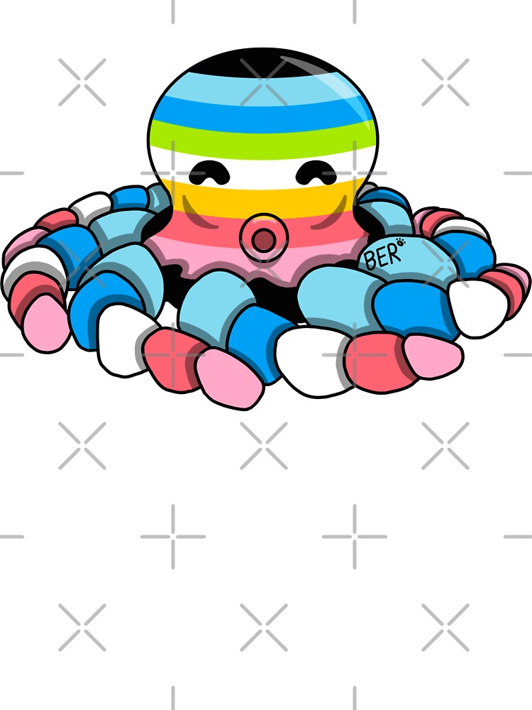 Queer Pride Fidget Octopus by SentABear T-Shirts, Hoodie, Sweatshirt | BlankRebels.com (Image 3)