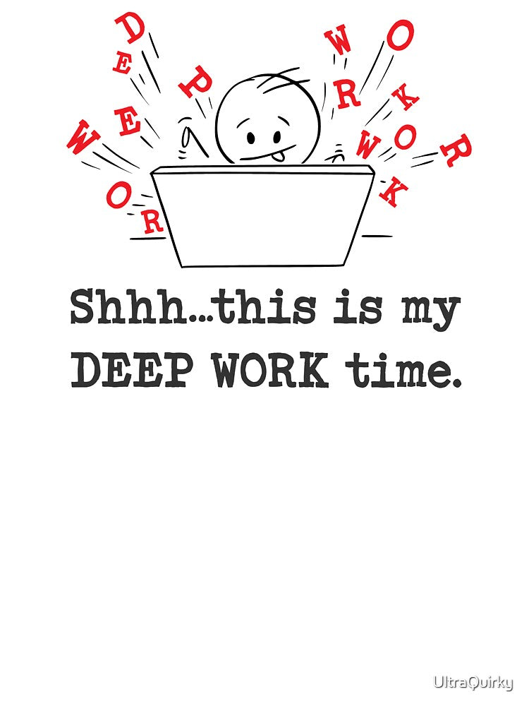 Deep Work. by UltraQuirky T-Shirts, Hoodie, Sweatshirt | BlankRebels.com (Image 2)