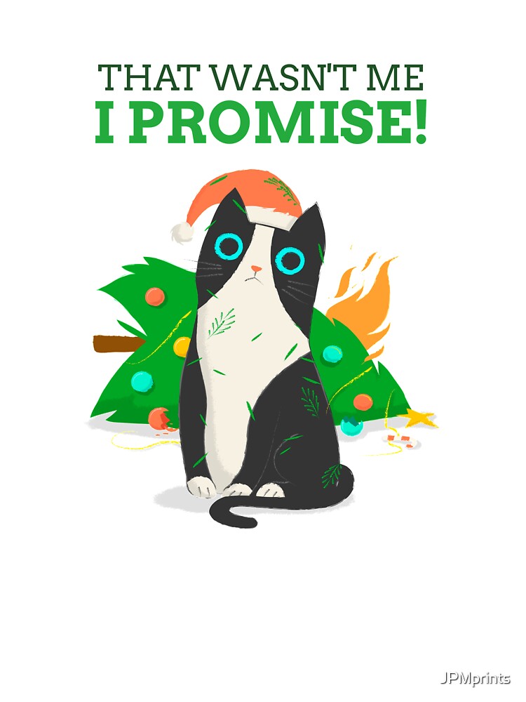 Christmas Funny Cat by JPMprints T-Shirts, Hoodie, Sweatshirt | BlankRebels.com (Image 3)