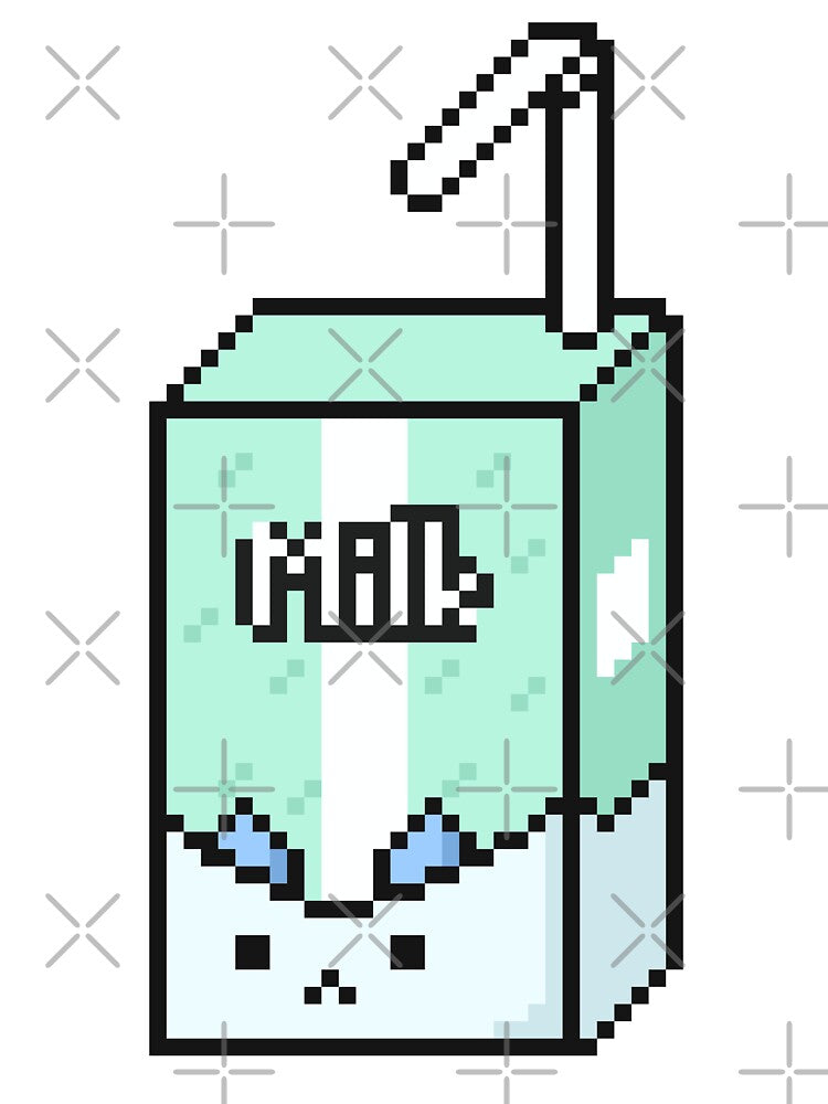Cute Pixelated Cat Milk Carton - Cat Pixel Art by TheEndlessStore T-Shirts, Hoodie, Sweatshirt | BlankRebels.com (Image 3)