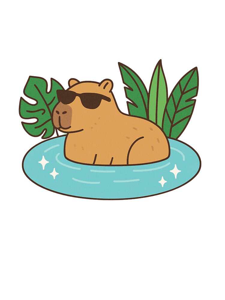 Capybara Vibes Only by Designeerguy T-Shirts, Hoodie, Sweatshirt | BlankRebels.com (Image 3)