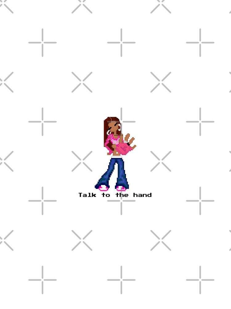 Talk to the hand by PixelzDollz T-Shirts, Hoodie, Sweatshirt | BlankRebels.com (Image 3)