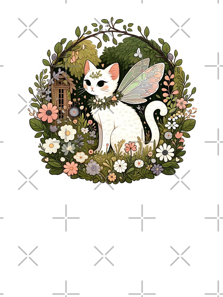Fairy Cat Cottagecore T-Shirts, Hoodie, Sweatshirt