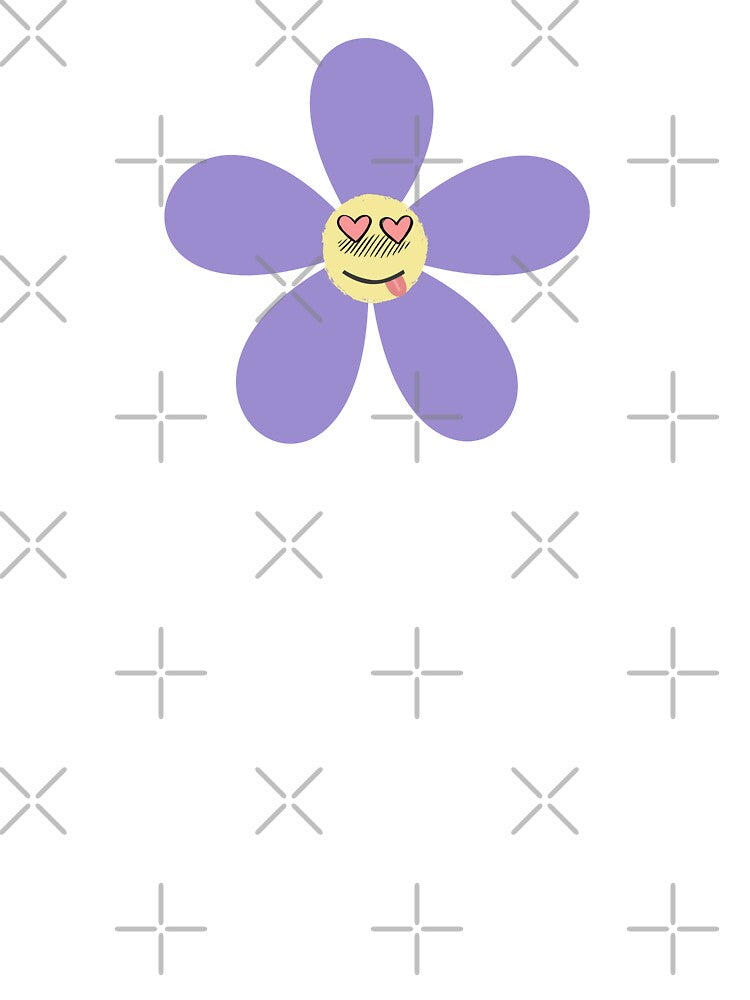 Cute Kidcore Flower with Heart Eyes by SYNTASTIC T-Shirts, Hoodie, Sweatshirt | BlankRebels.com (Image 3)