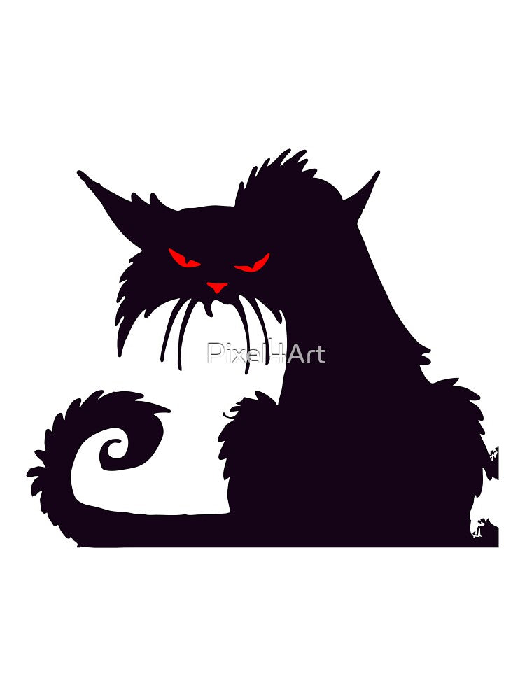 Scary Black Cat Red Eyes T-Shirts, Hoodie, Sweatshirt