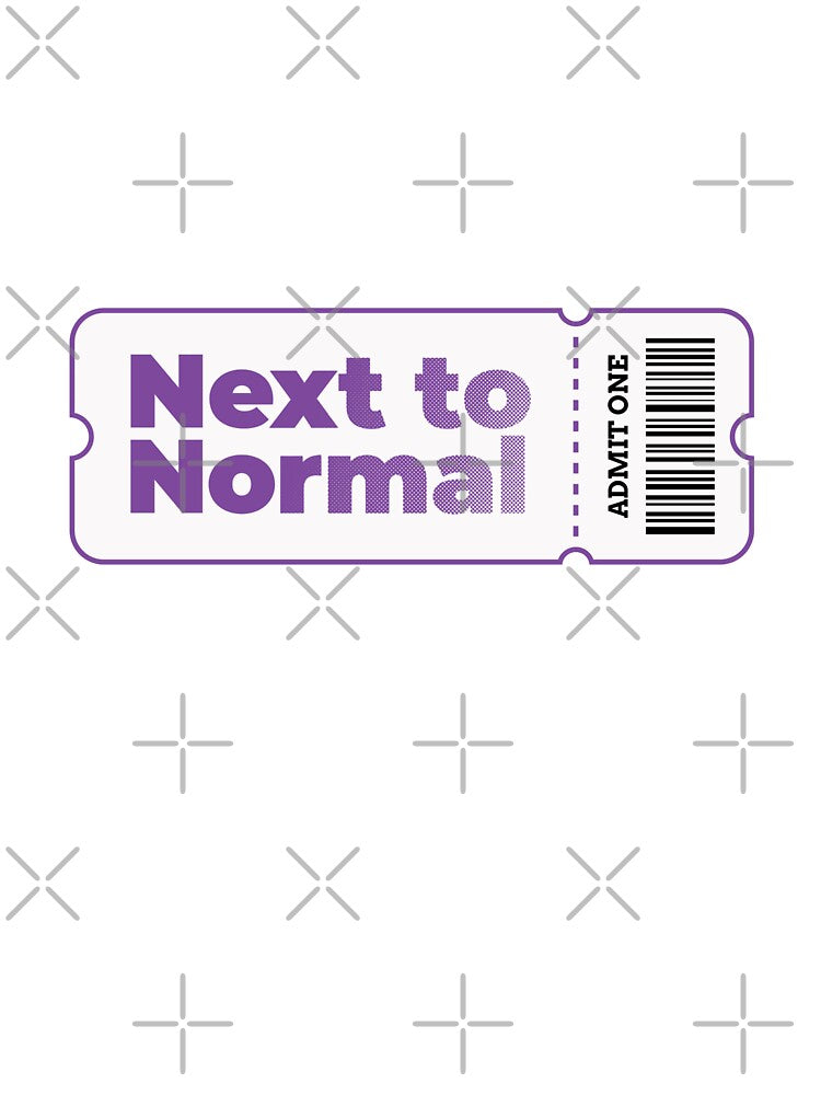 Next to Normal Theatre Ticket Design by cici-at-theatre