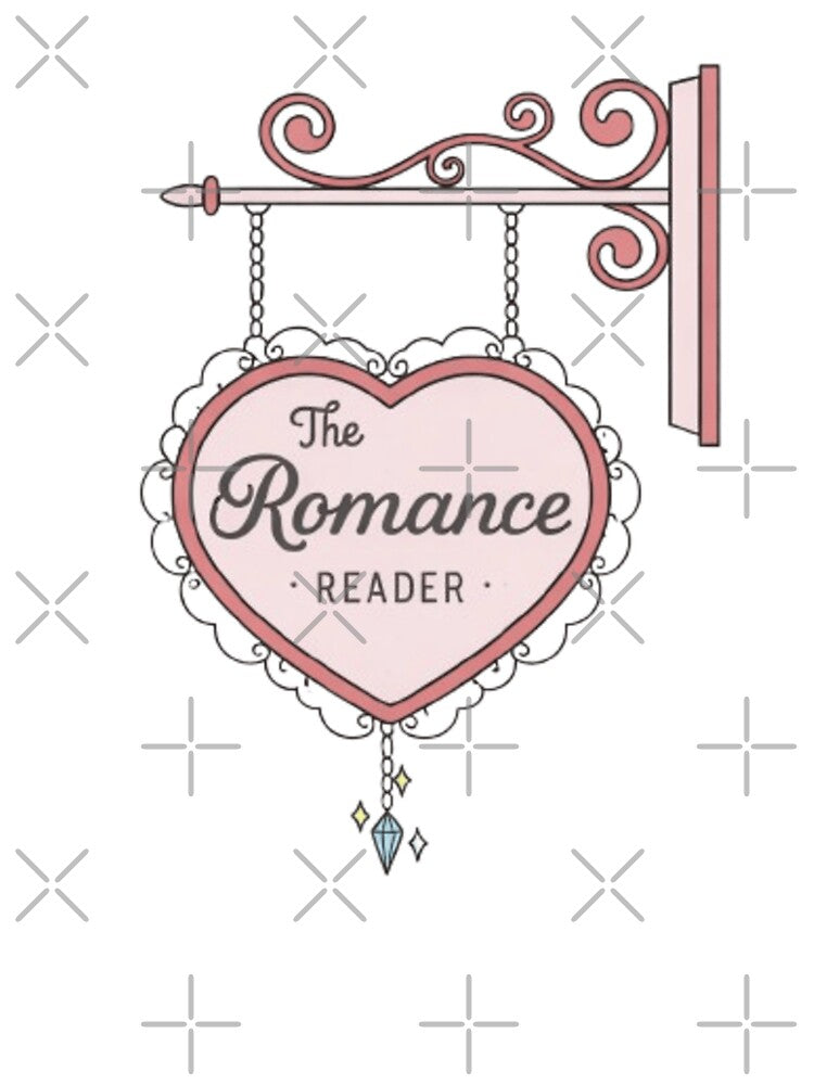 The Romance Reader Heart Sign – Romance Book Lover Aesthetic Design by theliteraryedit T-Shirts, Hoodie, Sweatshirt (Image 3)