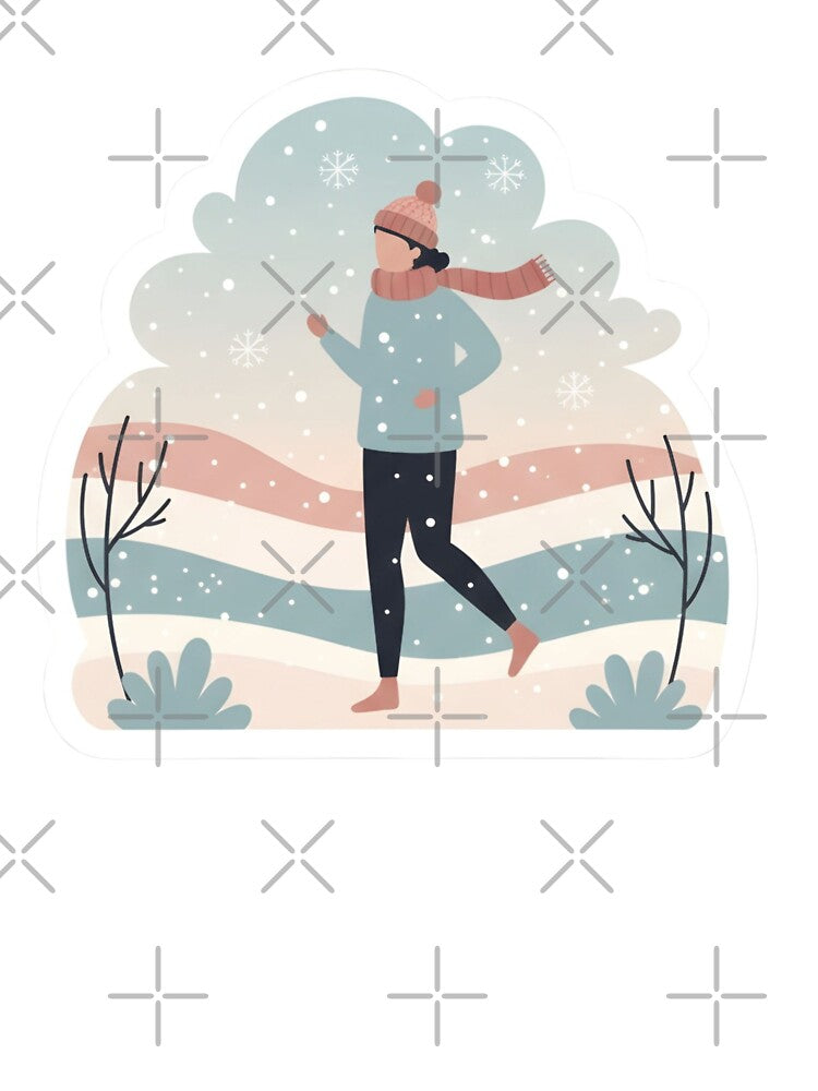 Hot Girl Walk Cozy Winter Aesthetic Self Care Jogging by StickyGuys T-Shirts, Hoodie, Sweatshirt | BlankRebels.com (Image 3)