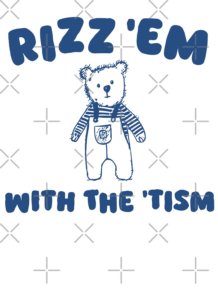 Rizz Em with The Tism by Jsuisluna- T-Shirts, Hoodie, Sweatshirt | BlankRebels.com (Image 2)