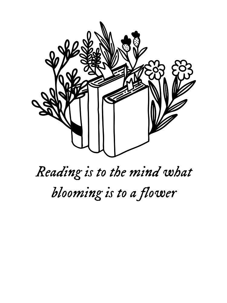 Reading is to the mind what blooming is to a flower by bluesdesigns T-Shirts, Hoodie, Sweatshirt | BlankRebels.com (Image 3)
