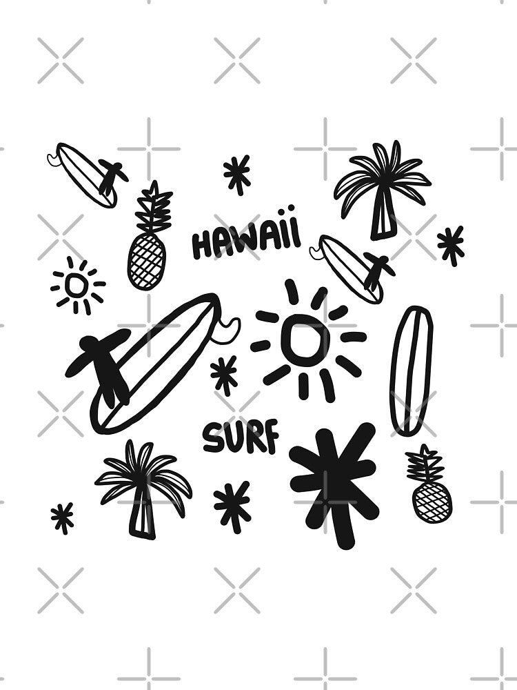 Hawaii Surf Paddle Surf Minimalist Surfing T-Shirts, Hoodie, Sweatshirt