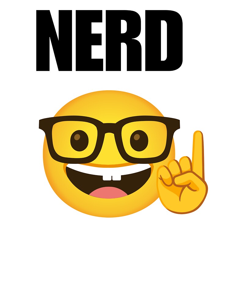 Geek Nerd Emoji Illustration by Yvettessshop T-Shirts, Hoodie, Sweatshirt | BlankRebels.com (Image 2)