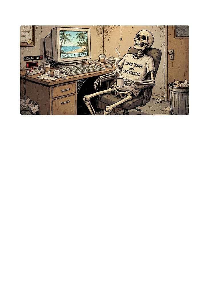 Dead Inside But Caffeinated by NonditStudio T-Shirts, Hoodie, Sweatshirt | BlankRebels.com (Image 3)