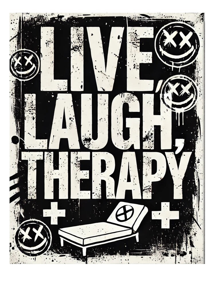 Live, Laugh, Therapy – by The-Book-of-Dog T-Shirts, Hoodie, Sweatshirt | BlankRebels.com (Image 3)