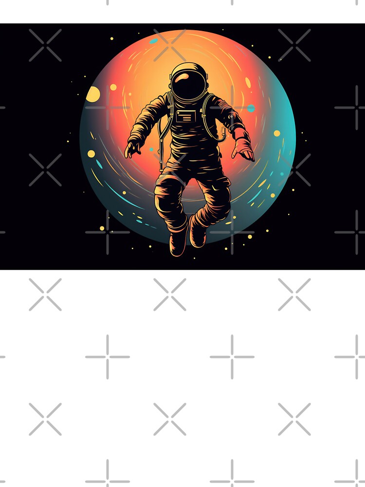 Astronaut in space suit floating in space by anytka T-Shirts, Hoodie, Sweatshirt | BlankRebels.com (Image 3)