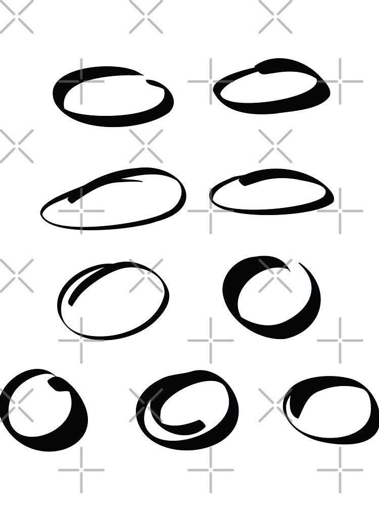 Black Hand Drawn Circles by sigdesign T-Shirts, Hoodie, Sweatshirt | BlankRebels.com (Image 3)
