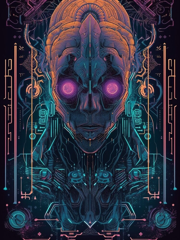 Cyberpunk Tarot #93 by nixlim T-Shirts, Hoodie, Sweatshirt | BlankRebels.com (Image 3)