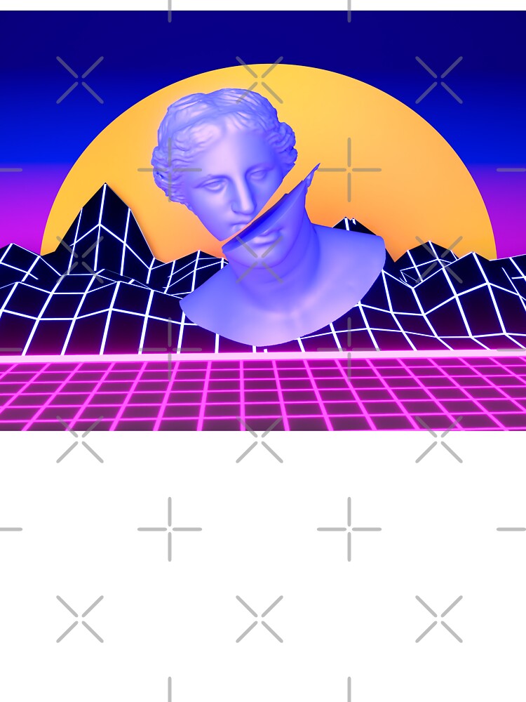 3D Aesthetics with Shapes Vaporwave Style by Peekonet T-Shirts, Hoodie, Sweatshirt | BlankRebels.com (Image 3)