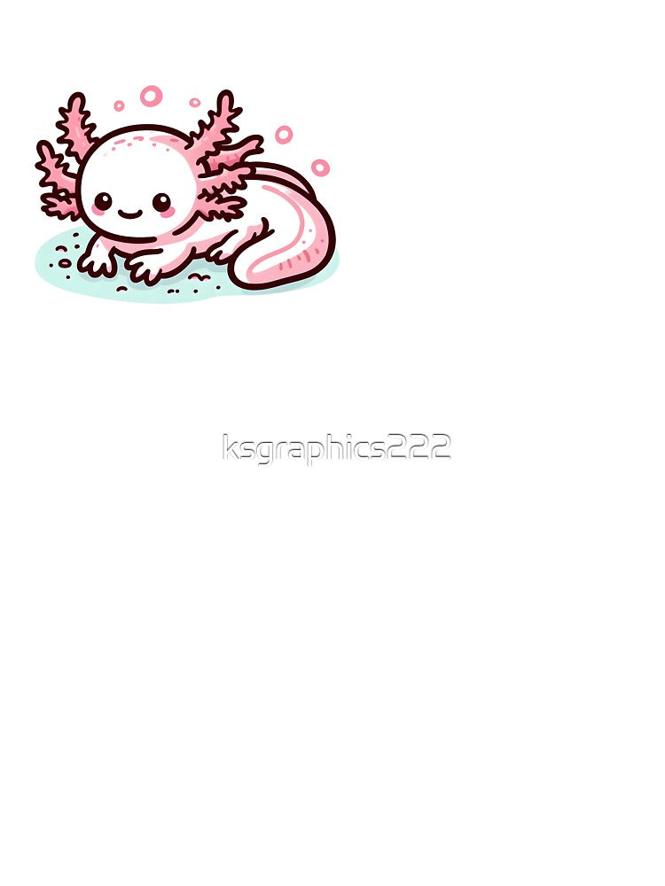 Axolotl Art #113 | Axolotl Lovers by ksgraphics222 T-Shirts, Hoodie, Sweatshirt | BlankRebels.com (Image 3)