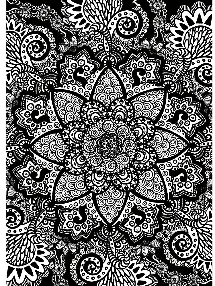 Zentangle Mandala by aimees-arthouse T-Shirts, Hoodie, Sweatshirt | BlankRebels.com (Image 3)