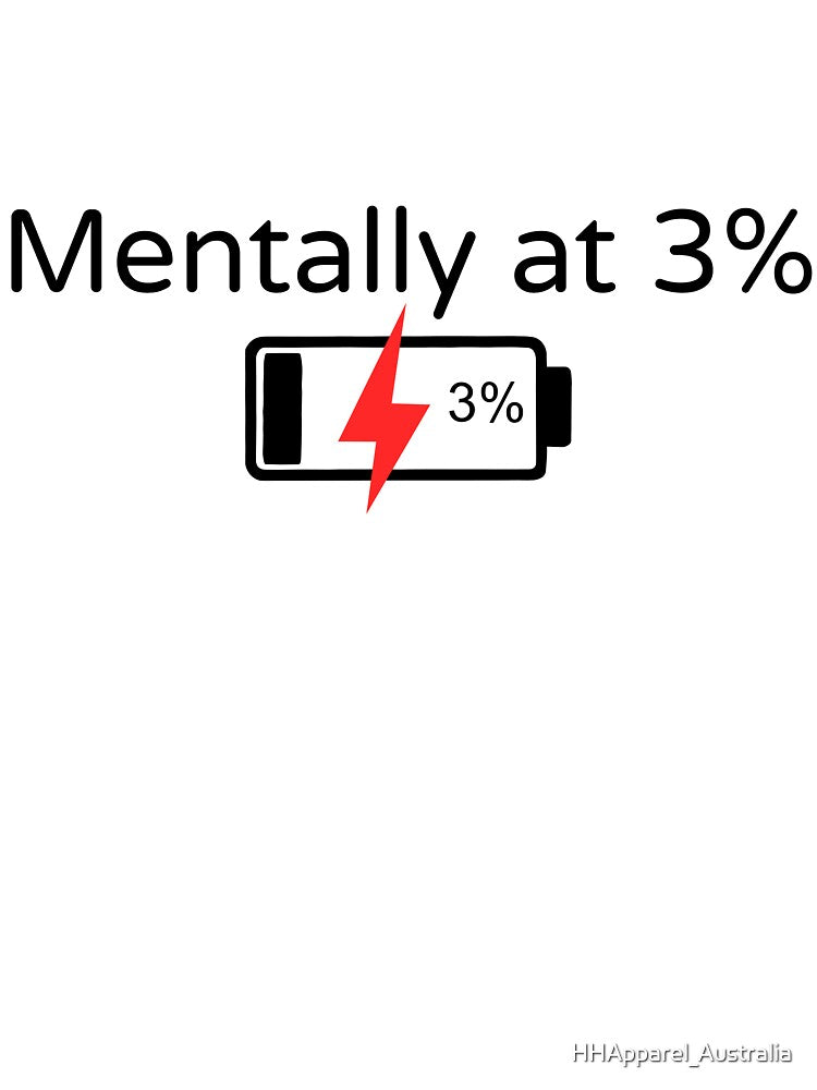 Mentally at 3% by HHApparel_Australia T-Shirts, Hoodie, Sweatshirt | BlankRebels.com (Image 3)