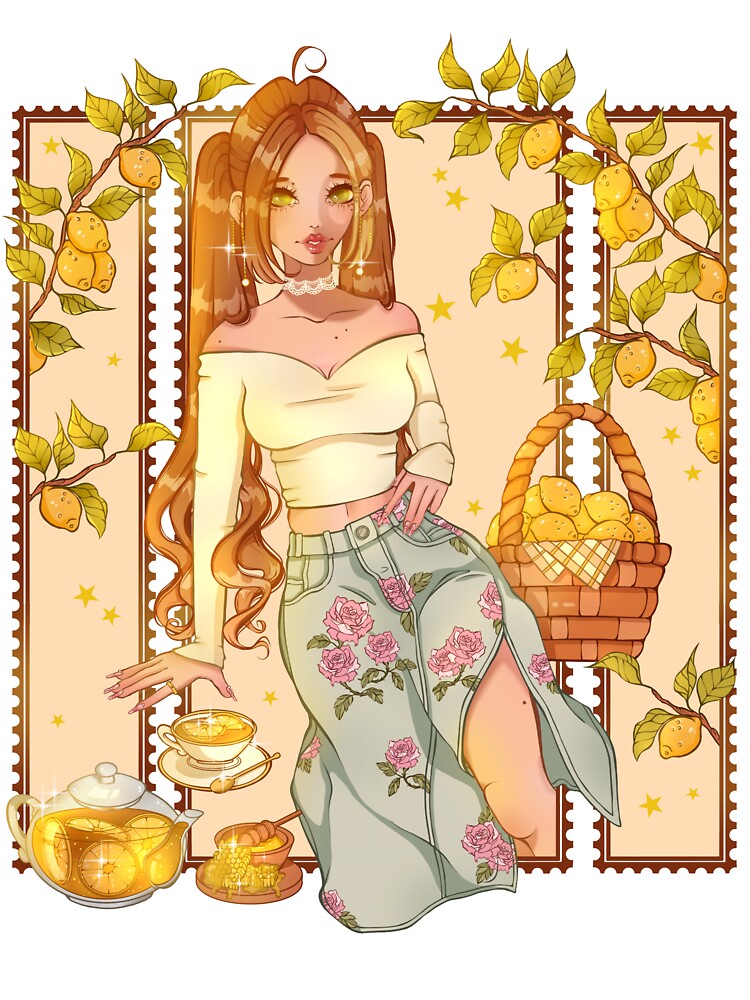 Lemon Tea Girl by tulipicetea T-Shirts, Hoodie, Sweatshirt | BlankRebels.com (Image 3)