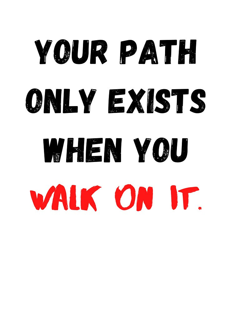 Walk Your Path, Motivational & Inspirational by Salman Hino T-Shirts, Hoodie, Sweatshirt | BlankRebels.com (Image 3)