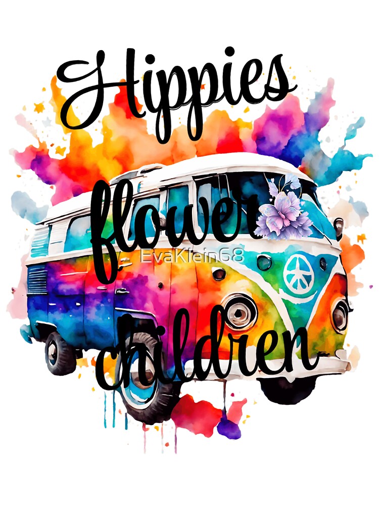 Hippies flower children. by EvaKlein68 T-Shirts, Hoodie, Sweatshirt | BlankRebels.com (Image 3)