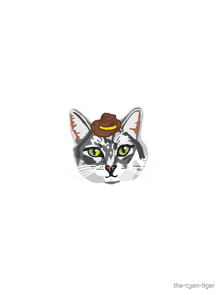 Cowboy Cat in a Cowboy Cat Hat by the-cyan-tiger T-Shirts, Hoodie, Sweatshirt | BlankRebels.com (Image 3)