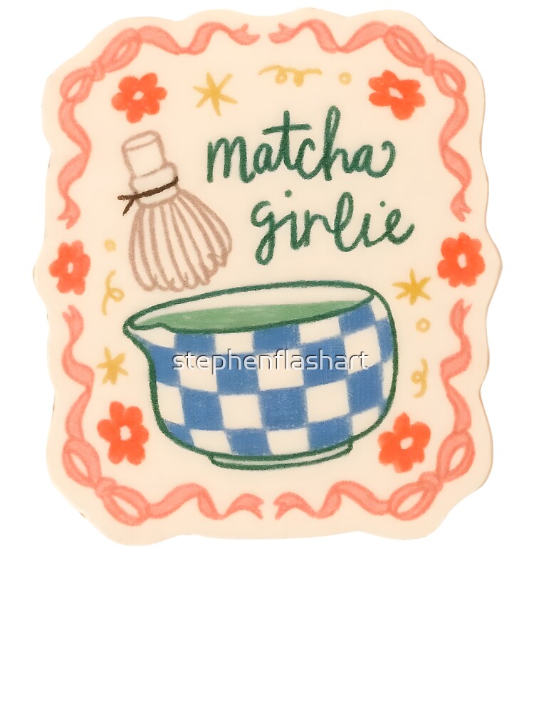 Matcha Girlie by stephenflashart T-Shirts, Hoodie, Sweatshirt | BlankRebels.com (Image 3)